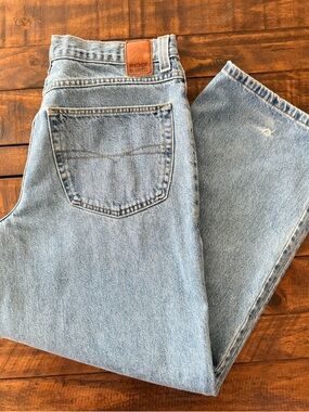 Vintage Anchor Blue Beyond Baggy Jeans, Men’s Size 34x32